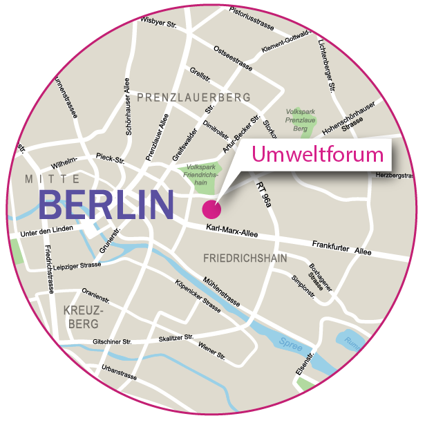 Umweltforum Berlin, Pufendorfstraße 11. 10249 Berlin