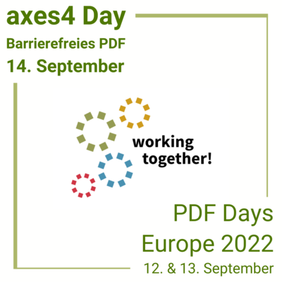 axes4 Day am 14.09.2022 in Zusammenarbeit mit den PDF Days Europe 2022