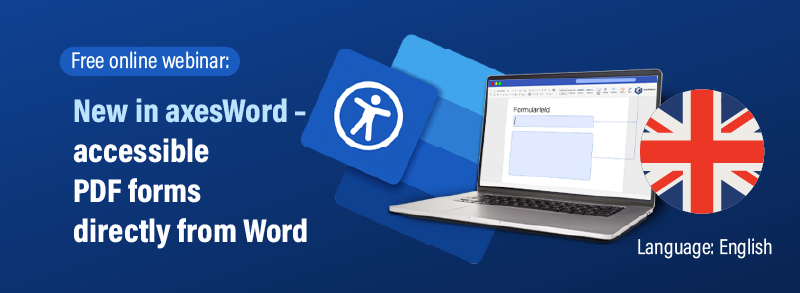 Eine Grafik mit den drei auf einander folgenden Ebenen, die die Erstellung eines getaggten PDFs aus Word mit axesWord symbolisiert.