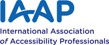 Logo IAAP International Association of Accessibility Professionals