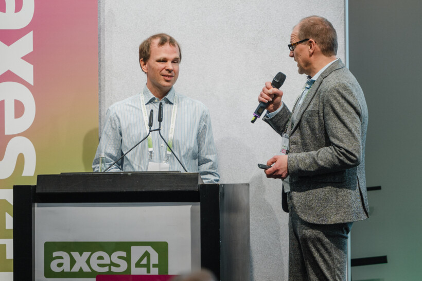 Foto: Alexander Pfingstl und Markus Erle beim axes4 Day.